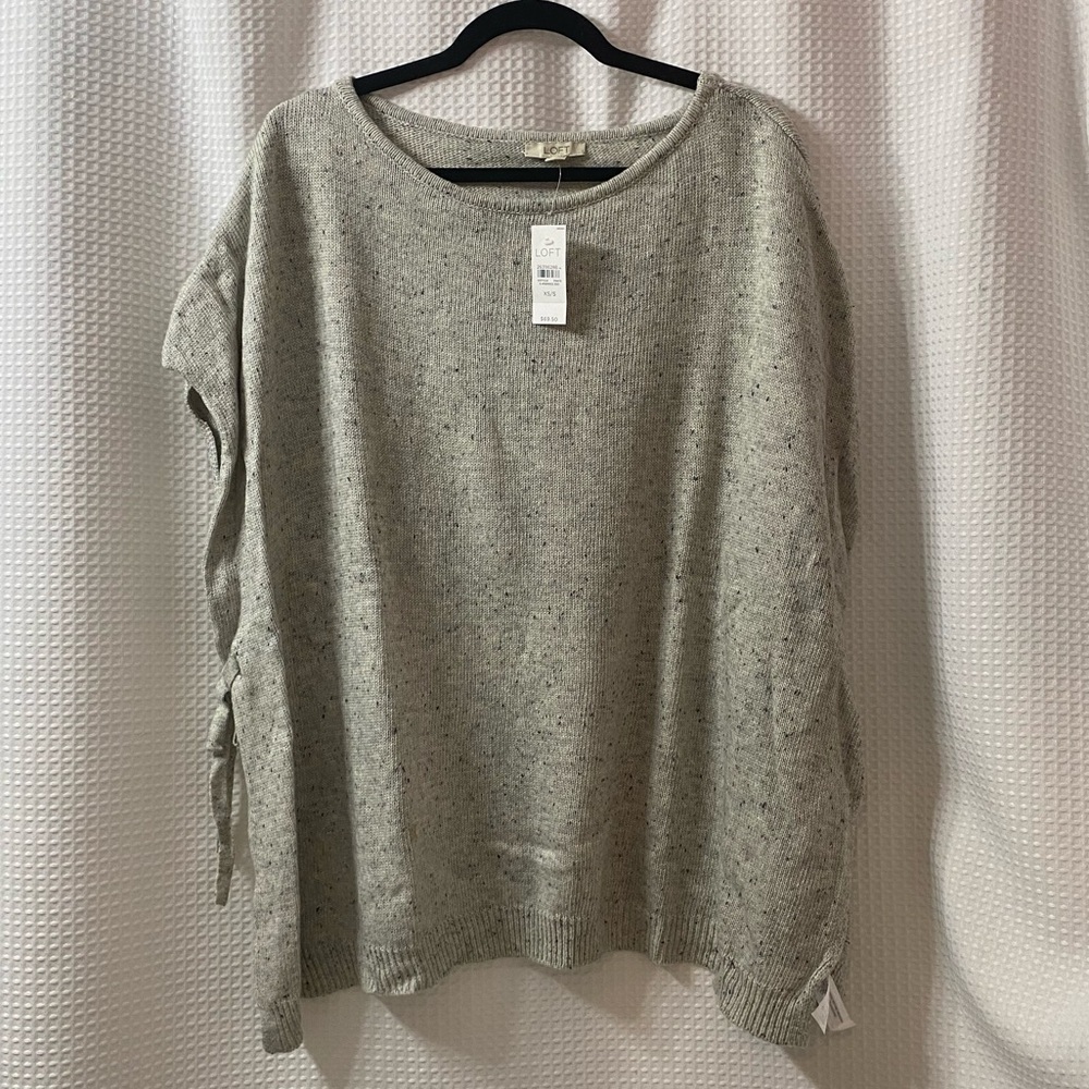NWT LOFT Modern Space Dye Poncho